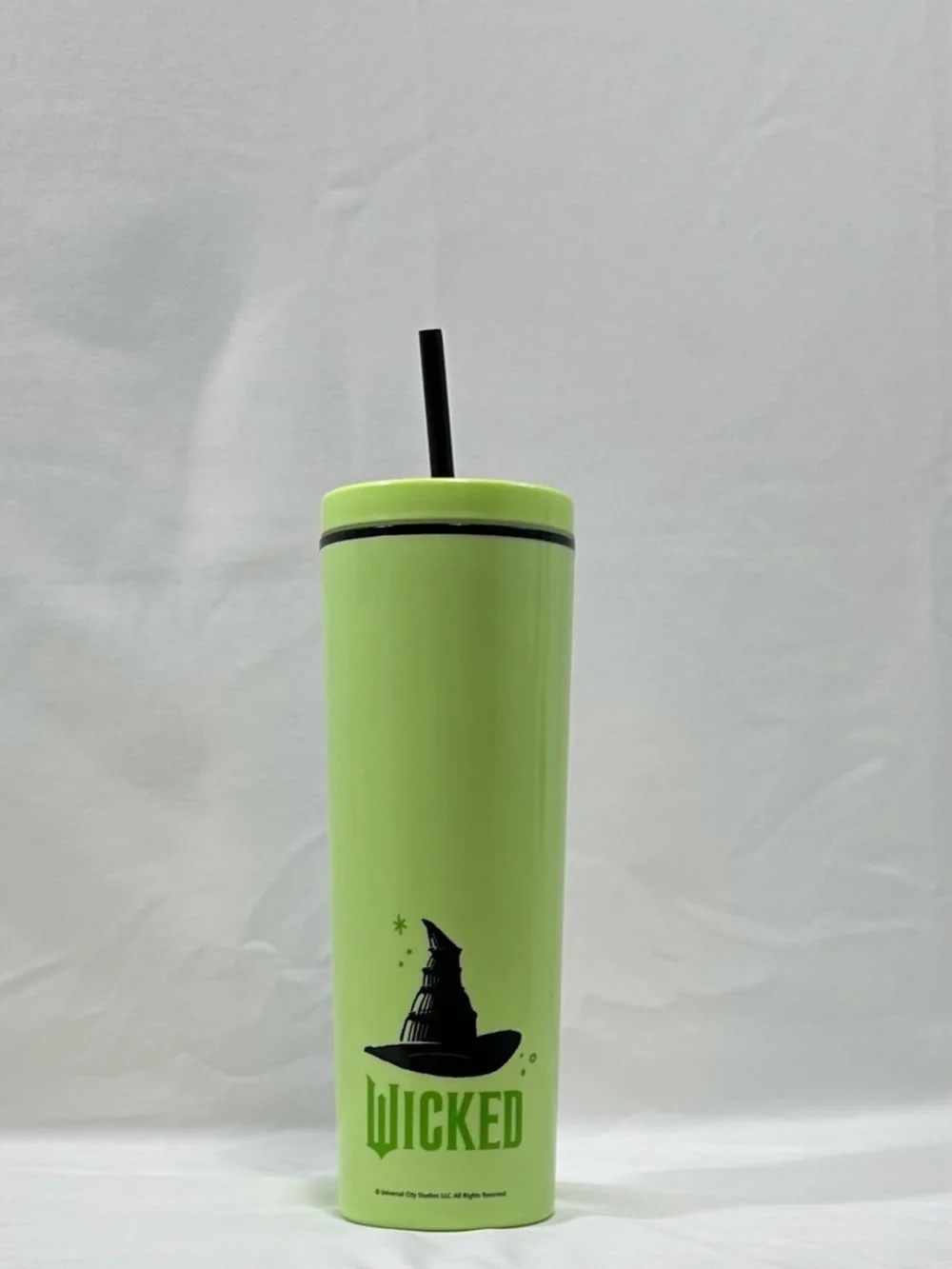 Green Elphaba Tumbler with Straw